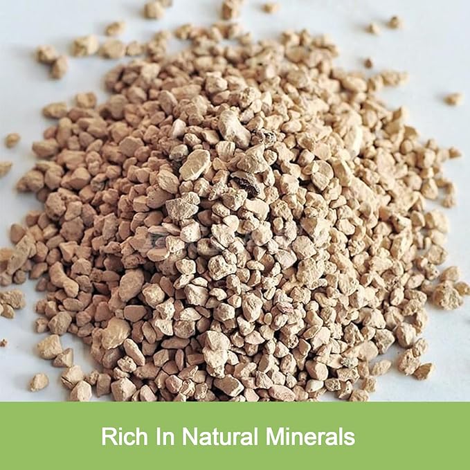 2.5lb Premium Diatomite Rocks Soil Amendments Diatomaceous Earth(DE) Soil Additive for Succulent, Cacti, Indoor & Outdoor Container Plants- Fast Drainage, No Root Rot and Promotes Root Growth