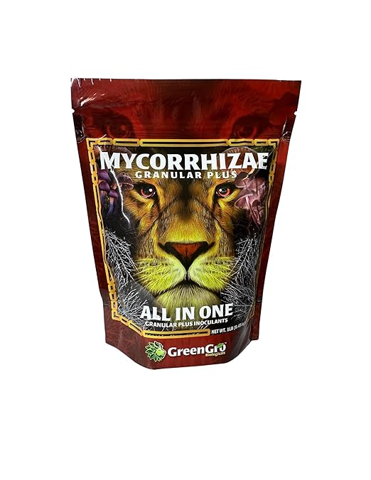 GreenGro Granular Plus Myco, All-in-One Fertilizer with Kelp and Humic Acid for Plants, Organic Root Stimulator Plant Food with Mycorrhizae for Indoor & Outdoor Gardens