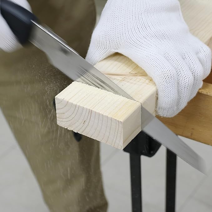 KAKURI Japanese Hand Saw [Woodworking] 8-1/4" Japanese Pull Saw with Blade Cover, Made in JAPAN