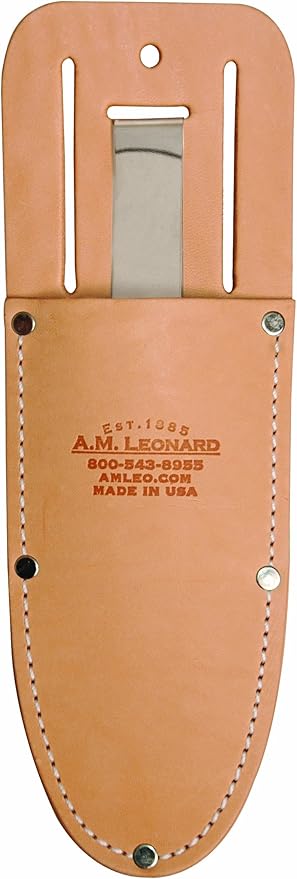 A.M. Leonard Leather Sheath for Soil Knife (Hori Hori Not Included)