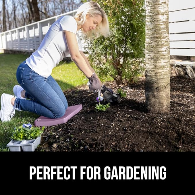 Gorilla Grip Extra Thick Kneeling Pad, Supportive Soft Foam Cushioning for Knee, Water Resistant Construction for Gardening, Bathing Baby, Workout Supplies, Lightweight, Garden Work Gifts