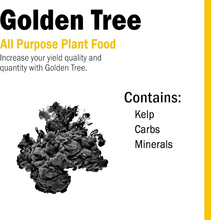 Humboldts Secret Golden Tree: Best Plant Food for Plants & Trees - All-in-One Concentrated Additive - Vegetables, Flowers, Fruits, Lawns, Roses, Tomatoes & More (64 Ounce)