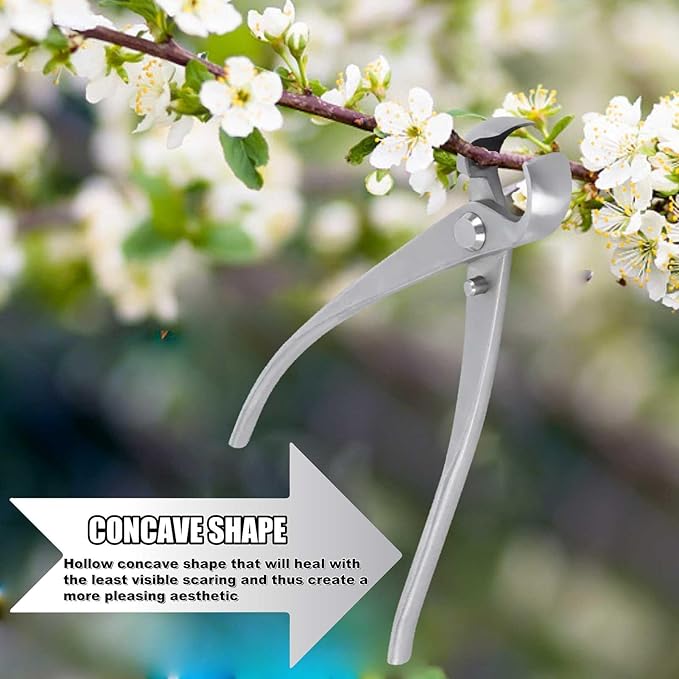 Bonsai Tools Concave Cutter Knob Cutter 180 mm Bonsai Cutters Branch Cutter Bonsai Scissor Tree Clippers Bonsai Pruning Bonsai Trimmer Gardening Tools