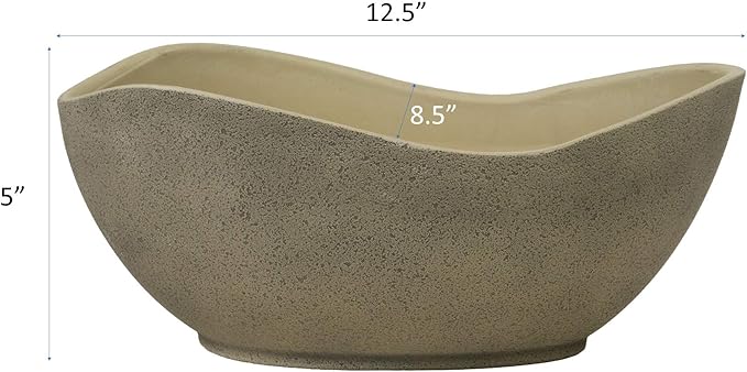 Classic Home and Garden Arc Pot 12" - Stone