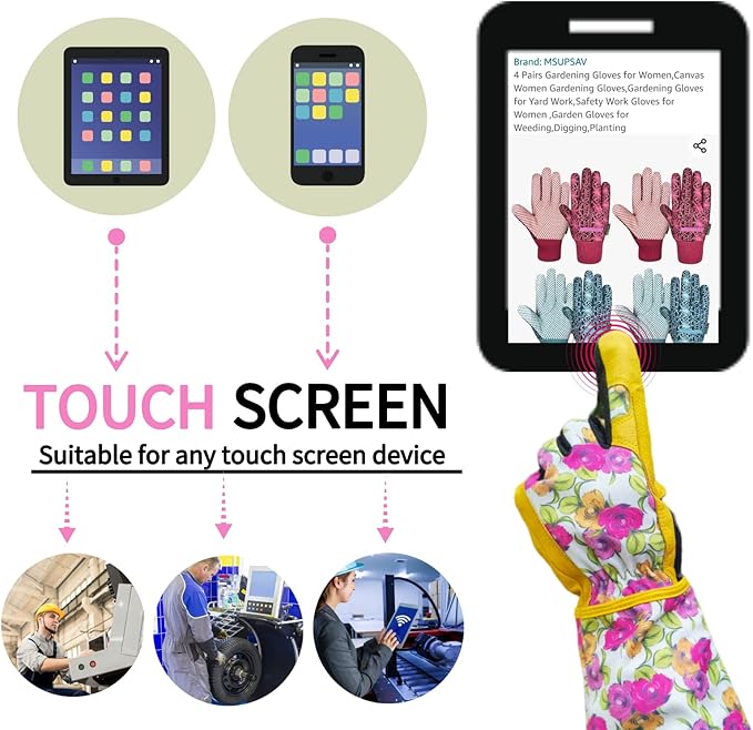 Gardening Gloves for Women and Men, Thorn Proof&Puncture Resistance Garden Gloves,Gauntlet Gloves,Gifts