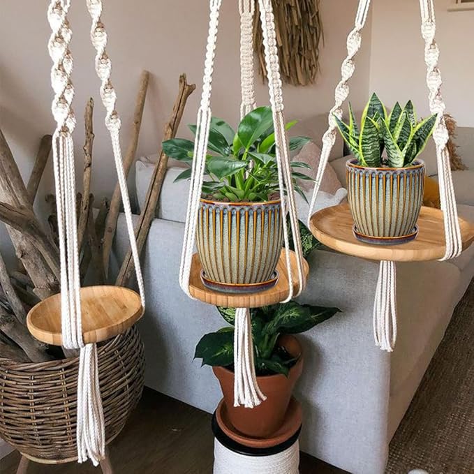 Oairse Ceramic Pots for Indoor Plants, 4.9 +5.7 inch Pots for Plants Set of 2 Brown Plant Pots with Drainage Holes and Saucers Texture Ceramic Planters Indoor Outdoor Flower Pots for Succulent