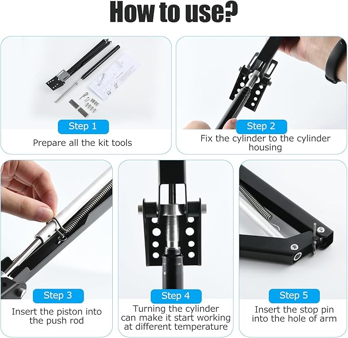 CHANGE MOORE Auto Vent Opener Automatic Greenhouse 1Pack Window Opener Roof Vent Opener Auto Vent Kit Sensitive Gardening Tools Automatic Greenhouses Supplies (Single Spring Up to 33lbs)