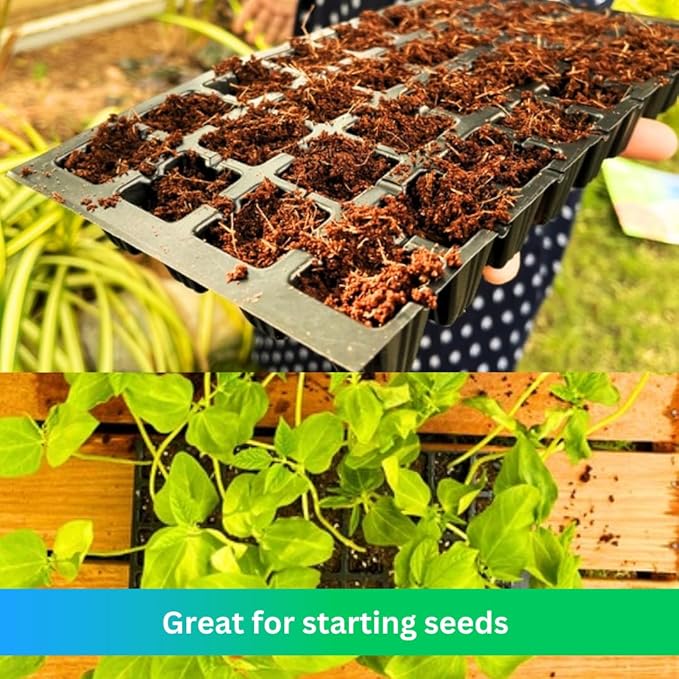 Premium Coco Coir by UrbanGro | 10 LBS Compressed Brick Expands to 2 Cubic Feet | Peat-Free Growing Medium for Indoor & Outdoor Plants, Starting Seeds, Seedlings, Hydroponics