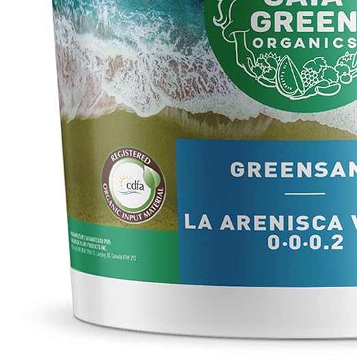 GAIA GREEN 1.25 Kilogram Greensand Plant Enhancer for Lawn, Household Plants, Golf Courses, Greenhouses, Urban Gardens and Nurseries