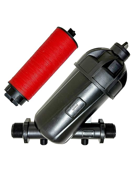 Drip Irrigation Disc Filter Y Filter - 120Mesh 3/4 inch Male Pipe Thread NPT for Lawn Garden Watering and Irrigation Hose Connectors - 1 Pcs