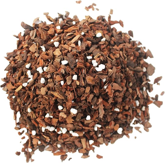 2QT Orchid Potting Mix with Mix Pine Bark & Perlite, Orchid Repotting Soil Medium Great for Indoor Plant Root Climbing & Expanding