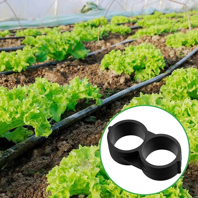 21-Pack Drip Irrigation Universal End Cap Plugs Fitting, Figure 8 End Closure for 1/2" Drip Tubing