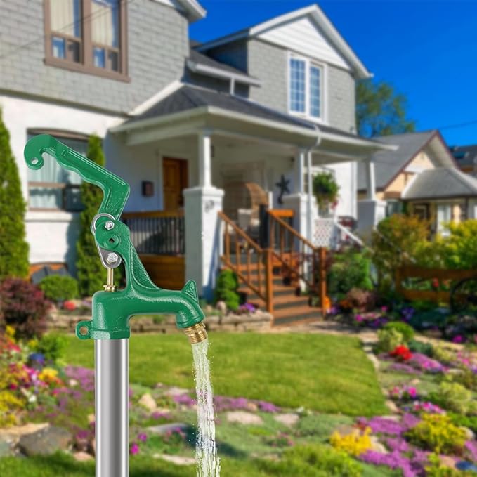 Frost Proof Yard Hydrant Frost Free Outdoor Faucet Freeze Proof Hydrant for Yard Garden Farm Pasture Irrigation,Water Faucet 3/4" Pipe Connection,3.25ft Total Length 12 inch Bury Depth No Lead