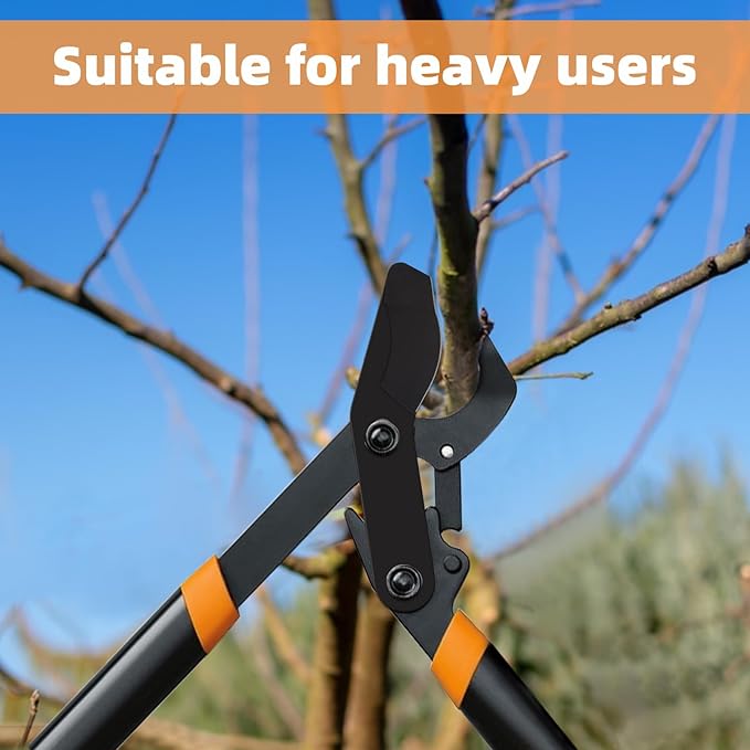 2 PCS Steel Blade for Fiskars Replacement 32" PowerGear 2 - Large Blade for Fiskars Garden Tools