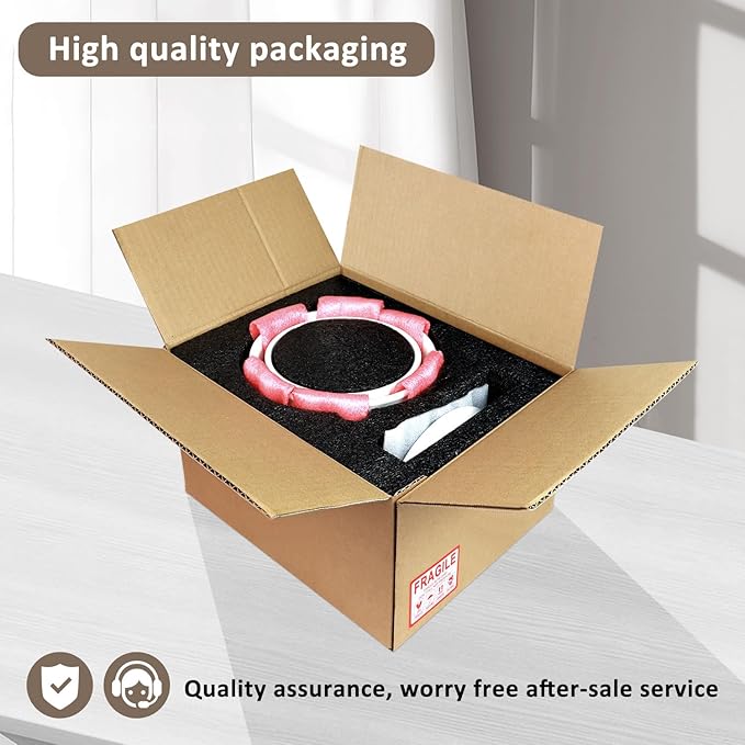 6.7 + 5.5 Inch Plant Pot, Ceramic Planter with Drainage and Saucer，Ceramic Pots for Plants, Indoor Plant pots，planters for Indoor Plants(Khaki + White)