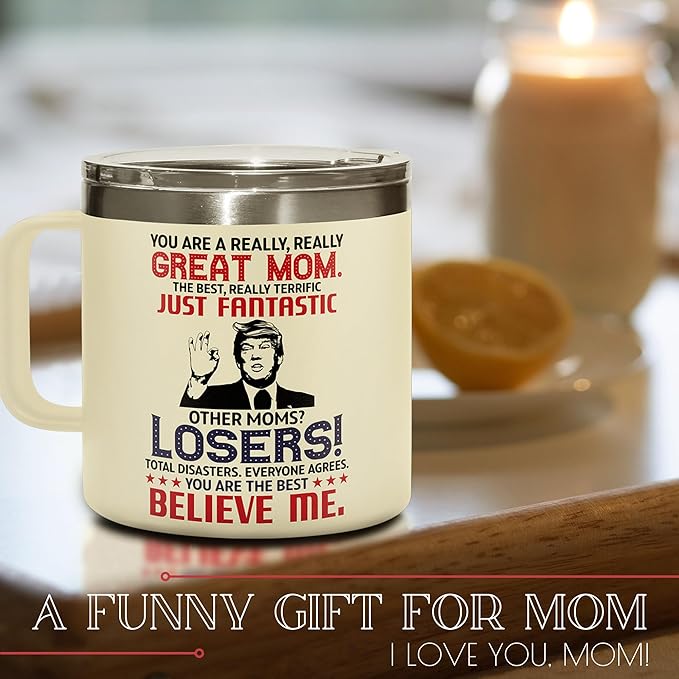 Gifts for Mom from Daughter Son - Mom Gifts for Christmas, Christmas Gifts for Mom, Mom Birthday Gifts, Birthday Gifts for Mom, Mother Birthday Gifts - New Mom Gifts for Women - 14 Oz Coffee Mug