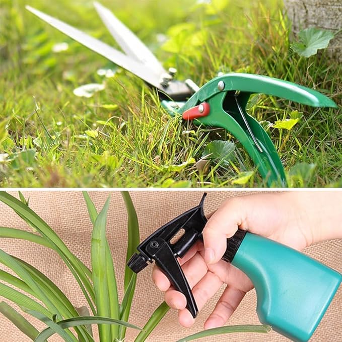 Garden Tool Sets, Gardening Gifts 10 Pieces Plant Hand Tool Sets for Women & Men Gardener