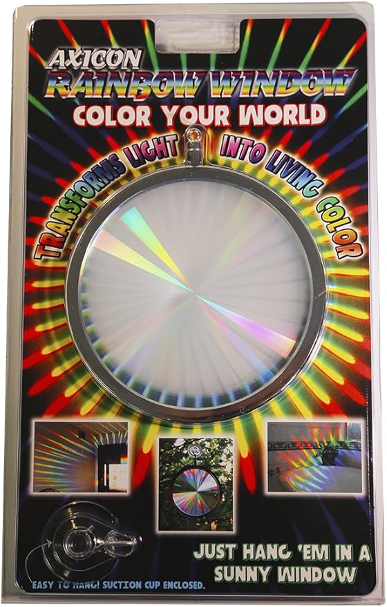 Suncatcher - Rainbow Prism Axicon Window Sun Catcher - These Suncatchers are Great for Feng Shui