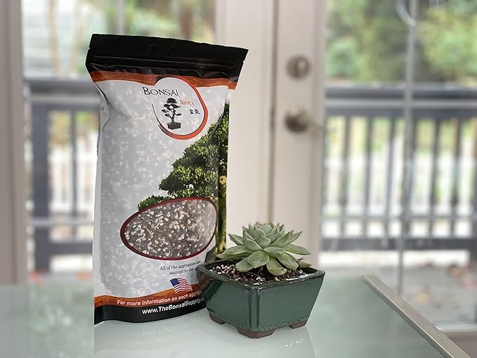 Bonsai Soil by The Bonsai Supply – 2qts. Professional Bonsai Soil Micro Mix | Ready to use| Great for All Bonsai Tree Varieties.