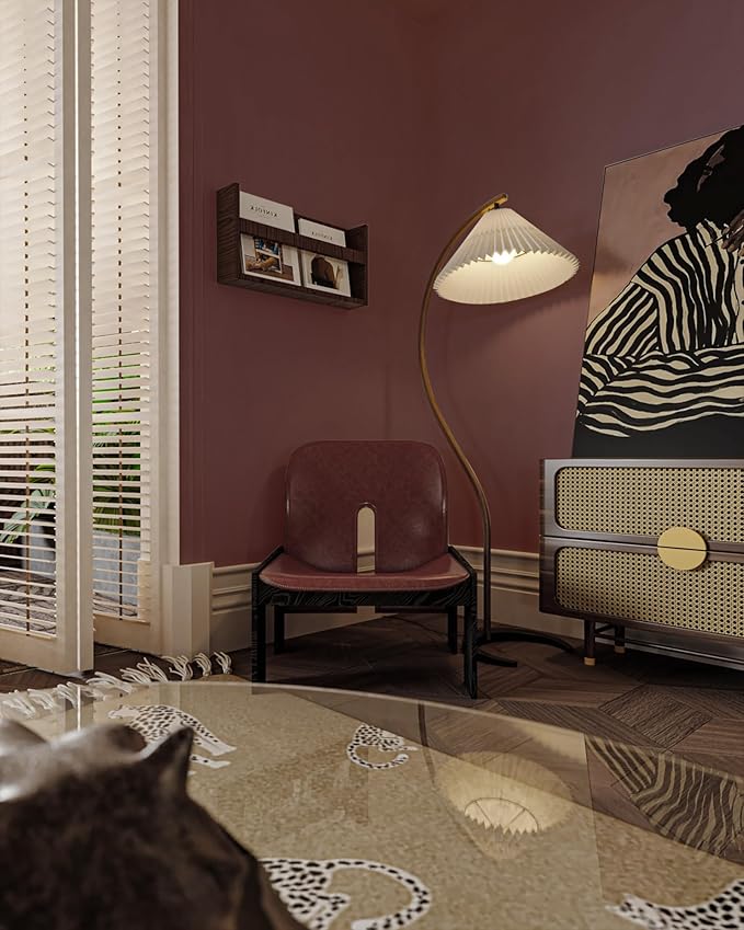 Dimoon 118''x17.7'' Red Peel and Stick Wallpaper Contact Paper Modern Self Adhesive Wall Paper Removable Renter Friendly Textured Solid Color Shelf Cabinet Vinyl Roll (118''x17.7'',Bordeaux Red)