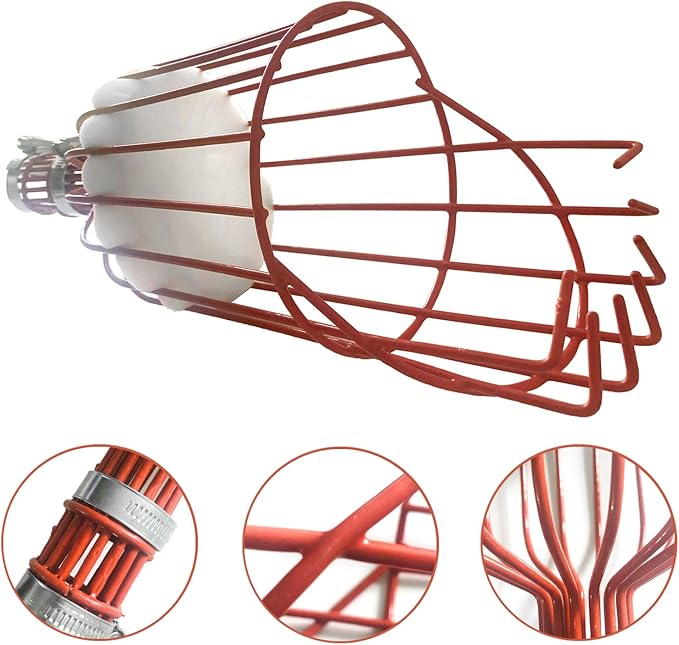 Fruit Picker Tool, 5.5 Foot-Long Fruit Picker Equipped with Optional Splicing of Lightweight Stainless Steel to Pick Apples, Oranges and Fruit Trees (5.5 Foot)