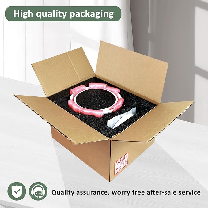 6.7 + 5.5 Inch Plant Pot, Ceramic Planter with Drainage and Saucer, Ceramic Pots for Plants, Indoor Plant pots,Ceramic Flower pots（Orange + White, Plants NOT Included）