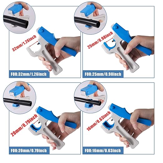 2 Pcs Drip Irrigation Hole Punch Tool,Watering System Drip Irrigation Tubing Hole Punch Used for 16/20/25/32 mm PE Pipe and Emitter Insertion