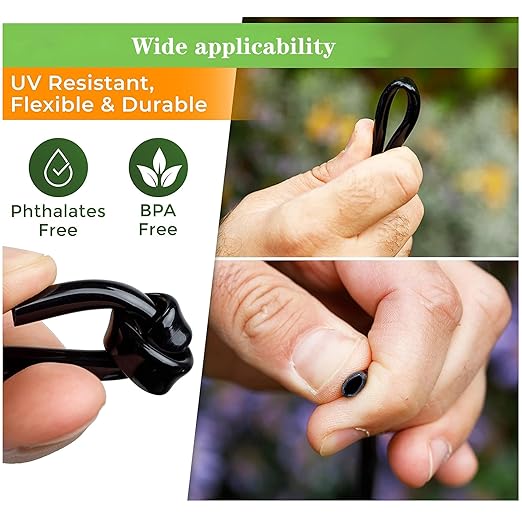 5/16 Inch Dropper Blank Distribution Pipe,65 Foot (20 m) Black Drip Pipe for DIY Garden Irrigation Systems,Drip Pipes and Drip Irrigation System Parts