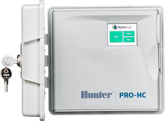 Hunter PRO-HC PHC-600 Residential Outdoor Professional Grade Wi-Fi Controller with Hydrawise Web-Based Software - 6 Station