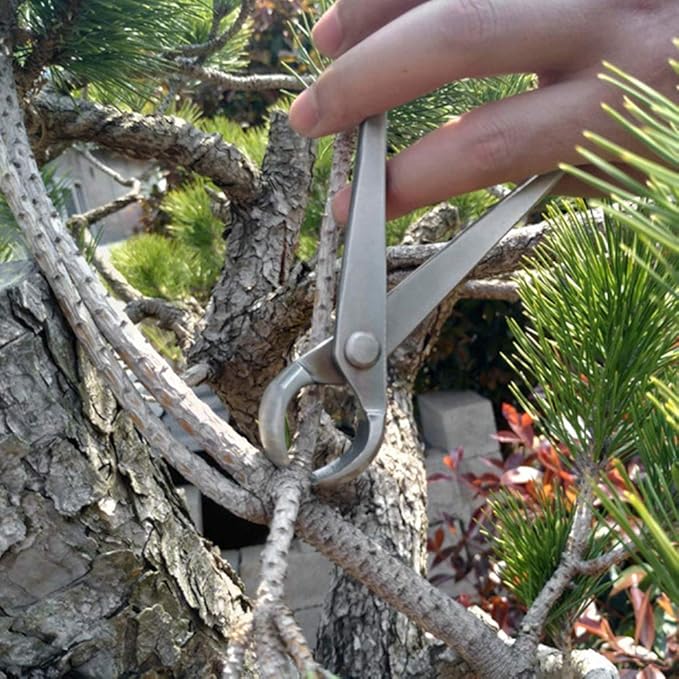 180mm Bonsai Tool Kit, Stainless Steel Knob Cutter Ball Shear Bonsai Concave Branch Cutter Gardening Tools