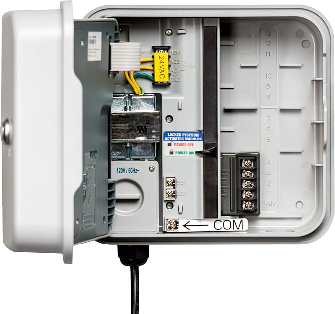 Hunter Industries HPC400 Hydrawise HPC-400 Base 4-Station Outdoor Irrigation Controller, Gray