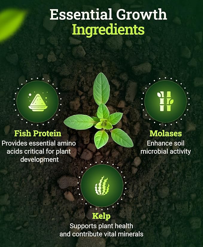 FoxFarm Bush Doctor Wholly Mackerel Fish Fertilizer, Fx14113 - Liquid Plant Nutrient for Seedlings, Transplants, and Vegetative Growth – NPK 3-1-0 (Quart)