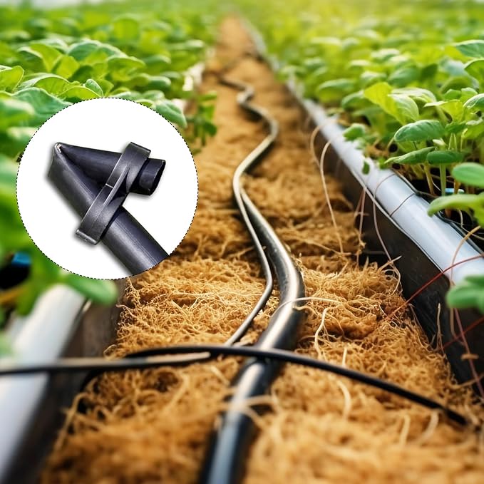 BLMHTWO 20 Pack Drip Irrigation 1/2" Drip Tubing End Closure, Figure 8 End Closure for 1/2" Drip Tubing 16mm Drip Tubing End Closure Plugs Fitting Kit