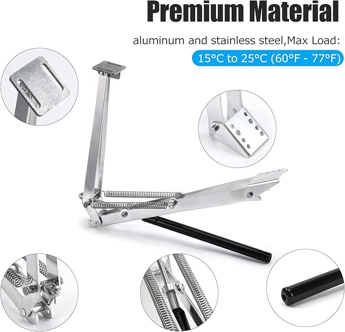 CHANGE MOORE Auto Vent Opener Automatic Greenhouse Window Opener Roof Vent Opener Auto Vent Kit Sensitive Gardening Tools Automatic Greenhouses Supplies (Dual Spring Up to 33lbs)