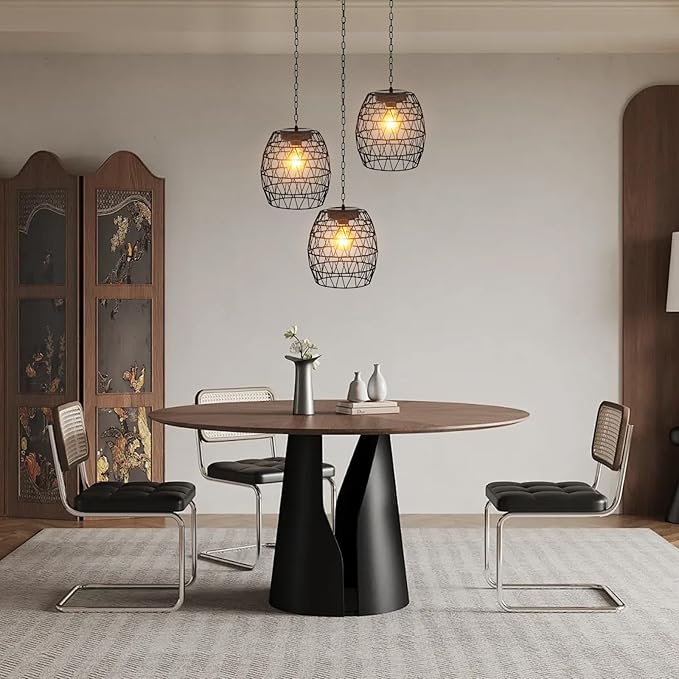 Larekook Outdoor Solar Hanging Lantern,Outdoor Indoor Pendant Chandelier Waterproof Lamp Decorative Solar Powered Hanging Lamp for Front Door Garden Gazebo Porch Patio