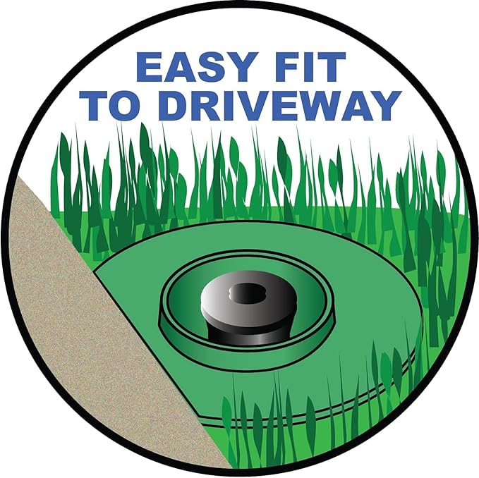 GRASSHOLE - Patented Sprinkler Head Protection Sprinkler Donut, Lawn Sprinkler Guard, Plastic Donuts for Sprinkler Heads (1 Pack)