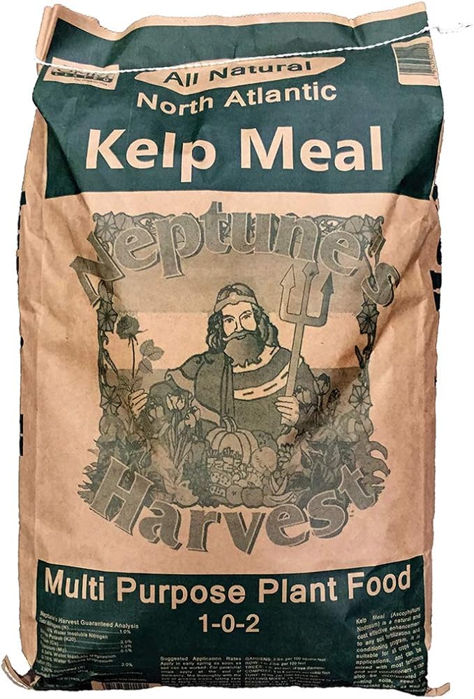 Neptune's Harvest Kelp Meal Multi-Purpose Plant Food 1-0-2, 50 lb