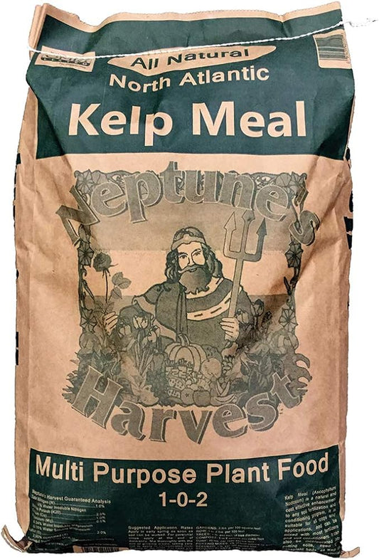 Neptune's Harvest Kelp Meal Multi-Purpose Plant Food 1-0-2, 50 lb
