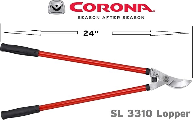 Corona SL 3310 Bypass Lopper, 24" Steel Handles, 1-1/2" Cut