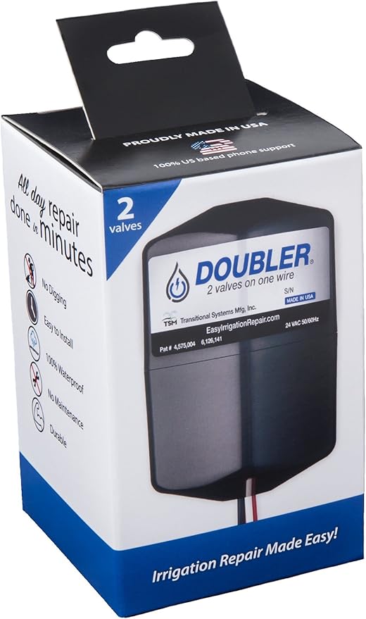 Doubler - 2 Valves on One Wire/Expand or Repair Your Irrigation System with Ease