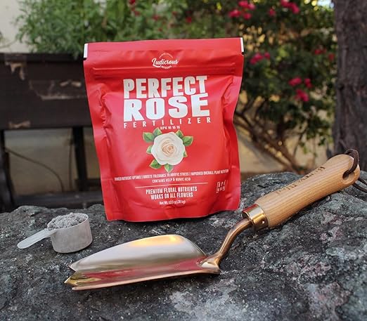 Perfect Rose Fertilizer – Premium Rose and Flower Fertilizer – Floral Nutrients for All Types of Flowers – Plant Fertilizer with Kelp for Soil and Hydroponic Flower Gardens