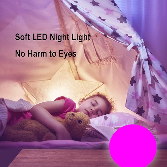 8-Inch LED Ball Light, Multi-Color Rechargeable Night Lights Waterproof Dimmable Mood Lamp with Remote for Home Garden Patio Party Bar Decors