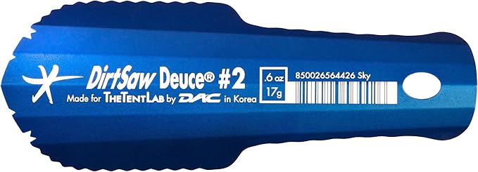 DirtSaw® Deuce #2 - .6 oz Backpacker's Potty Trowel, Color: Sky