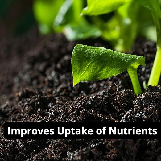 Humic Acid for Plants - Organic Soil Conditioner Fertilizer for Garden, Lawn and Vegetable Crops. (40K sqft Per Bag)