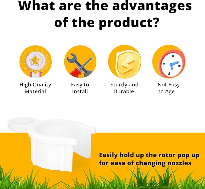 2 Pack 123200SP Nozzle Insertion Collar Replacement for Hunter, Rotor Hold-Up Tool