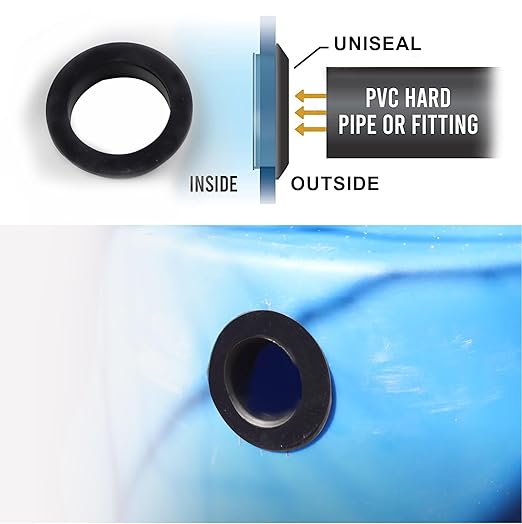 1-1/8 Inch Drill Hole, 3/4 Inch ID Silicone Rubber Grommets for Wiring, Firewall Hole Plug, Large Top Hat Grommets for 3/4 Inch OD Vinyl Tubing in Hydroponic Irrigation Systems, 7 Pack