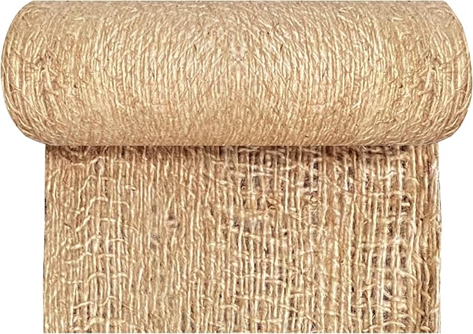 Agfabric Natural Jute Erosion Control,Jute Netting -48" Wide x30 feet Long Soil Saver Mesh Blanket