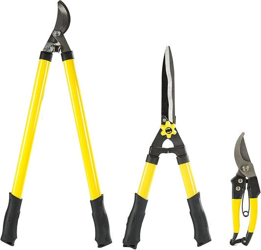 H.B. Smith Tools 3-Piece Pruner Set for Lawn and Garden
