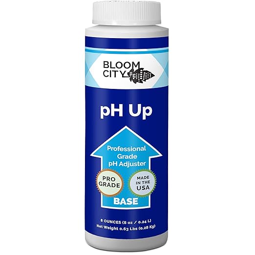 Bloom City Professional pH Up Liquid Fertilizer, 1/2 Pint (8 oz)