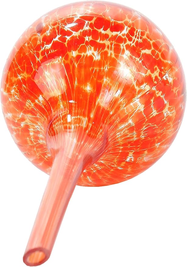 Trenton Gifts 6-Pack Plant Watering Globes - Self Watering Bulbs for Indoor & Outdoor Plants - Hand-Blown & Colorful Water Globes - Aqua Globes for Plants - Measures 6" L x 2.5" D. 150ml